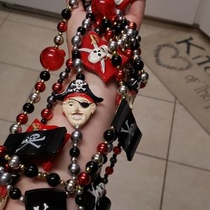 3 Gasparilla Tampa Florida beads Pirates!